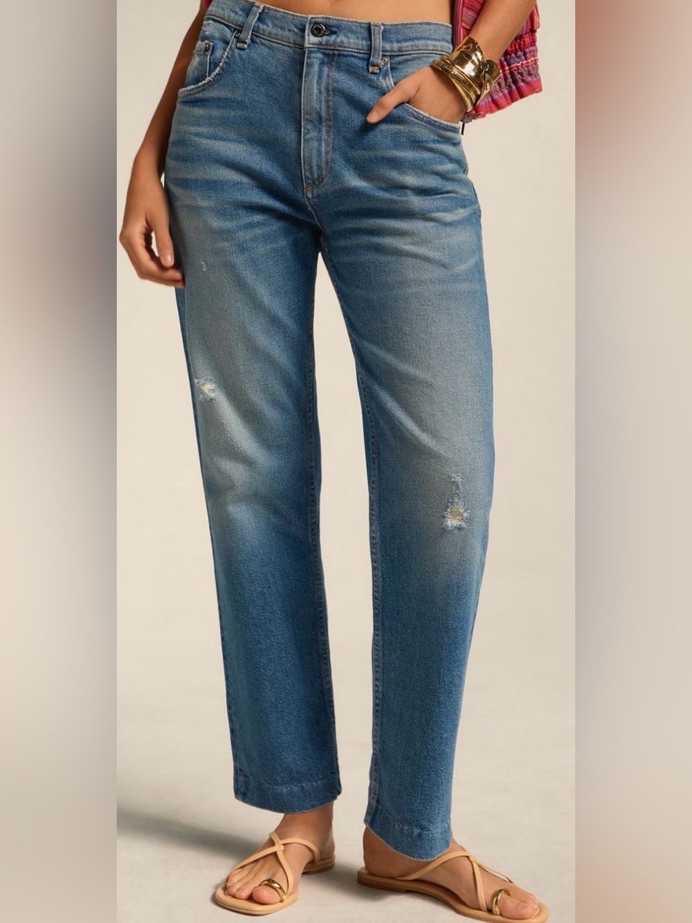 ASKK NY Beau mid-rise relaxed straight leg Jeans